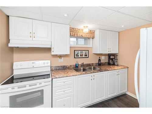 16 Fernwood Crescent, Hamilton, ON - Indoor Photo Showing Kitchen With Double Sink