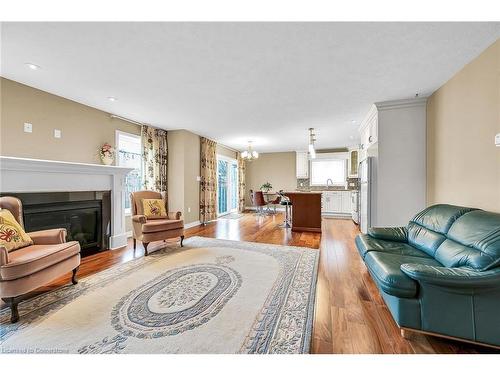 6 Postma Drive, Dunnville, ON - Indoor Photo Showing Living Room With Fireplace