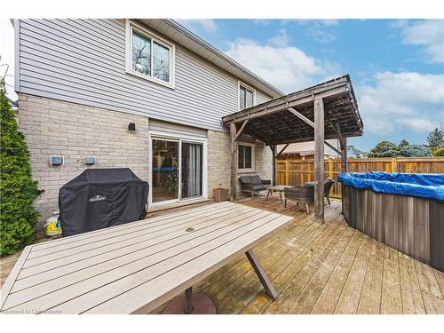 14 Gatestone Drive, Hamilton, ON - Outdoor With Above Ground Pool With Deck Patio Veranda With Exterior