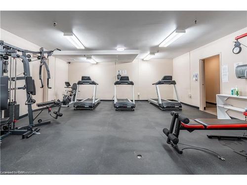 1203-301 Frances Avenue, Stoney Creek, ON - Indoor Photo Showing Gym Room