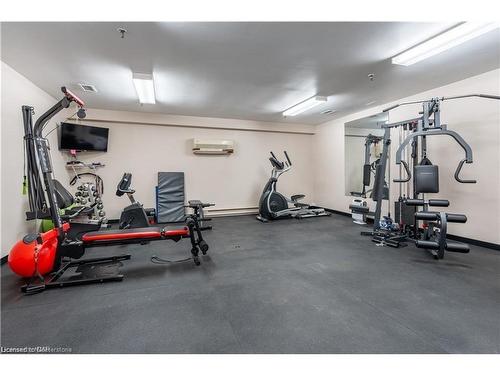 1203-301 Frances Avenue, Stoney Creek, ON - Indoor Photo Showing Gym Room