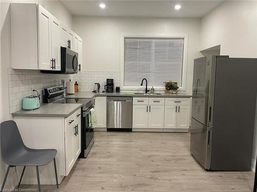 28 Burris Street, Hamilton, ON - Indoor Photo Showing Kitchen With Upgraded Kitchen