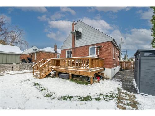 124 East 43Rd Street, Hamilton, ON - Outdoor With Deck Patio Veranda With Exterior