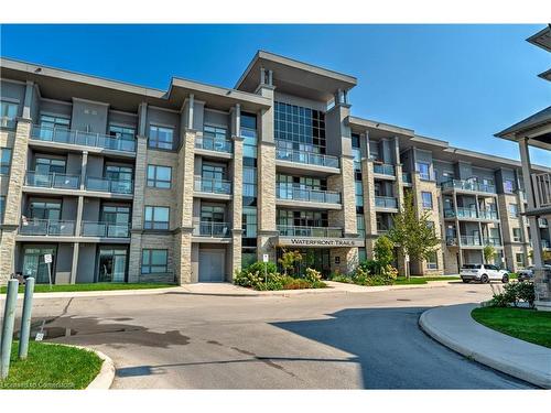 404-35 Southshore Crescent, Stoney Creek, ON - Outdoor With Balcony With Facade