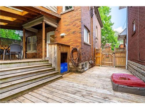 56 Newton Avenue, Hamilton, ON - Outdoor With Deck Patio Veranda With Exterior