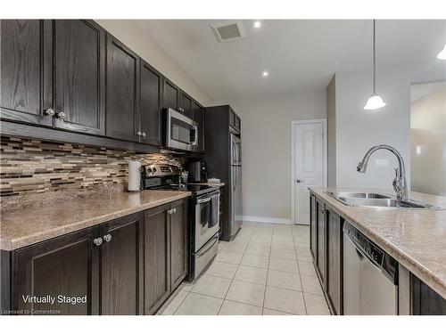 24 Manorwood Drive, Smithville, ON - Indoor Photo Showing Kitchen With Stainless Steel Kitchen With Double Sink