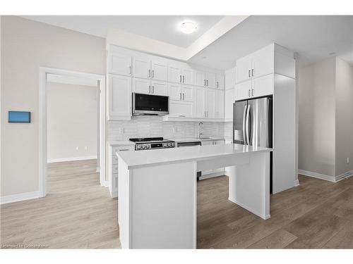 620-480 Gordon Krantz Avenue, Milton, ON - Indoor Photo Showing Kitchen With Stainless Steel Kitchen With Upgraded Kitchen