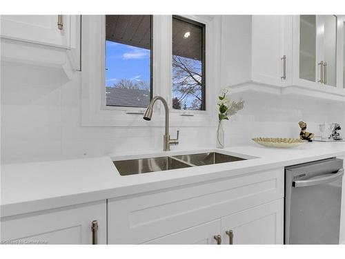 72 Sanatorium Road, Hamilton, ON - Indoor Photo Showing Kitchen With Double Sink