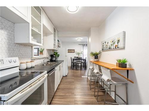 6584 Orchard Avenue, Niagara Falls, ON - Indoor Photo Showing Kitchen With Double Sink