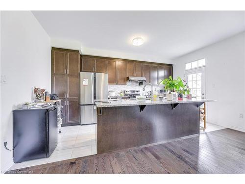 3483 Eternity Way, Oakville, ON - Indoor Photo Showing Kitchen With Stainless Steel Kitchen With Upgraded Kitchen