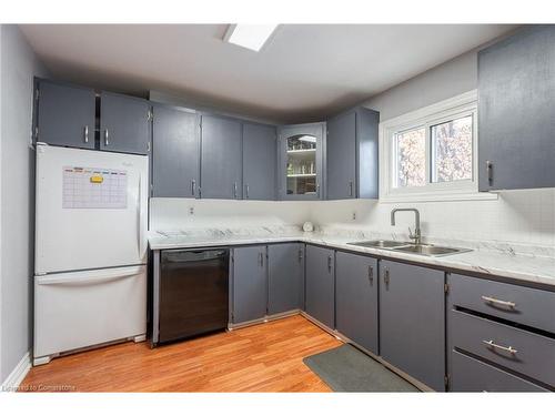 72 Harrison Avenue, Hamilton, ON - Indoor Photo Showing Kitchen With Double Sink