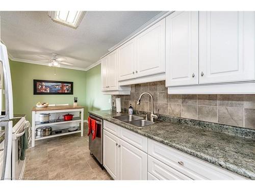 1501-75 Queen Street N, Hamilton, ON - Indoor Photo Showing Kitchen With Double Sink