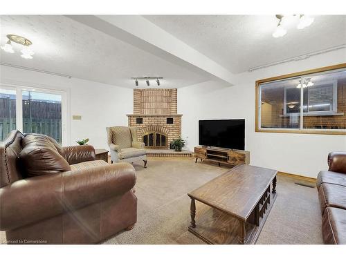 51 Morgan Road, Hamilton, ON - Indoor Photo Showing Living Room With Fireplace