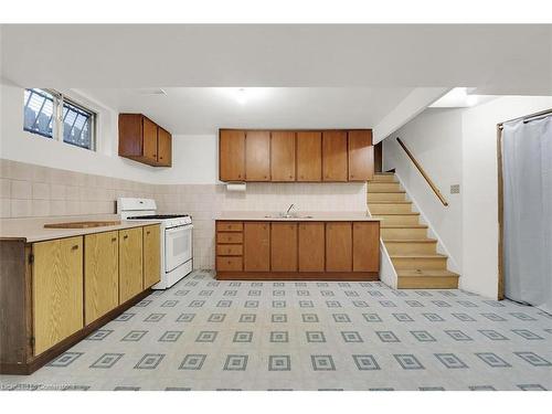 51 Morgan Road, Hamilton, ON - Indoor Photo Showing Kitchen With Double Sink