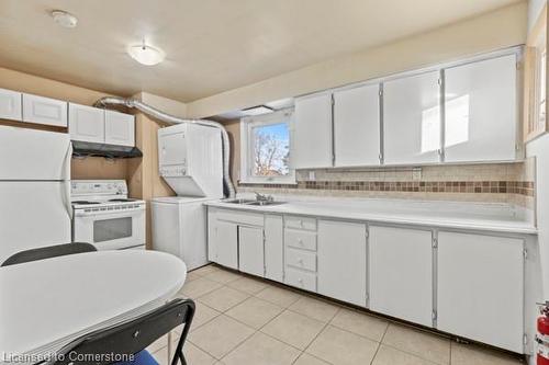 50 West 4Th Street, Hamilton, ON - Indoor Photo Showing Kitchen With Double Sink