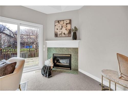 54 Greentrail Drive, Mount Hope, ON - Indoor Photo Showing Living Room With Fireplace