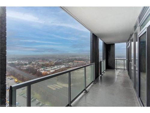 1608-2081 Fairview Street, Burlington, ON - Outdoor With Balcony With View With Exterior