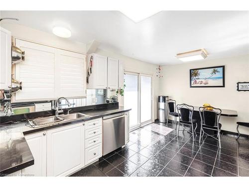 24 Harbinger Drive, Stoney Creek, ON - Indoor Photo Showing Kitchen With Double Sink