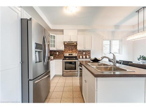 71 Chamomile Drive, Hamilton, ON - Indoor Photo Showing Kitchen With Double Sink