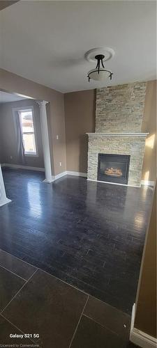 201 Bay Street N, Hamilton, ON - Indoor Photo Showing Other Room With Fireplace