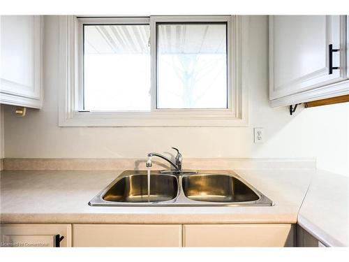 Upper-26 Carousel Avenue, Hamilton, ON - Indoor Photo Showing Kitchen With Double Sink