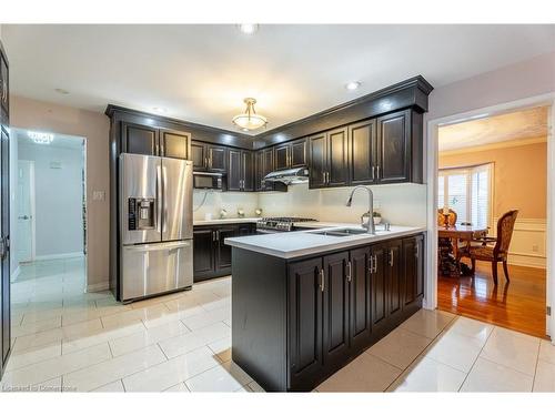 7 Grandoaks Drive, Hamilton, ON - Indoor Photo Showing Kitchen With Double Sink