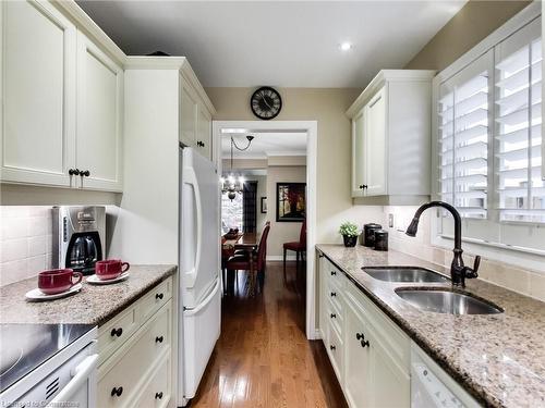 3063 Flanagan Court, Burlington, ON - Indoor Photo Showing Kitchen With Double Sink