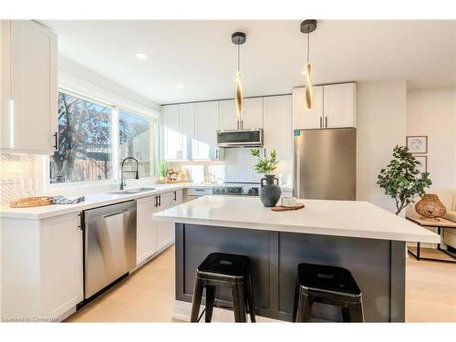 30 Angus Road, Hamilton, ON - Indoor Photo Showing Kitchen With Upgraded Kitchen