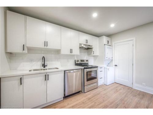 2-12 Eastbourne Avenue, Hamilton, ON - Indoor Photo Showing Kitchen With Double Sink