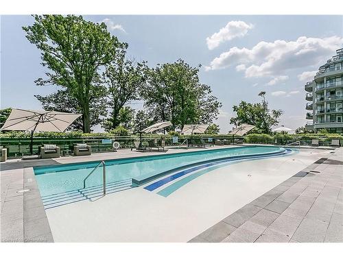 808-3500 Lakeshore Road W, Oakville, ON - Outdoor With In Ground Pool