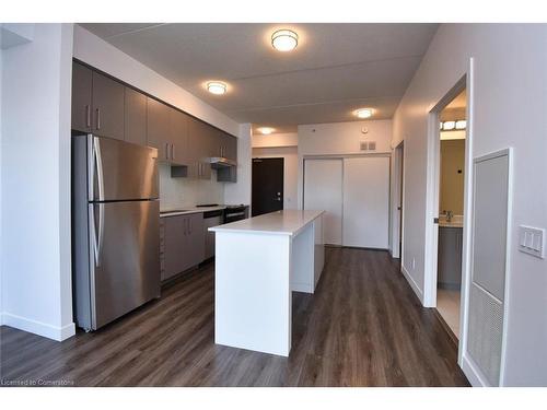 2112-15 Queen Street S, Hamilton, ON - Indoor Photo Showing Kitchen With Stainless Steel Kitchen