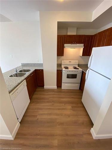 1206-135 James Street S, Hamilton, ON - Indoor Photo Showing Kitchen With Double Sink