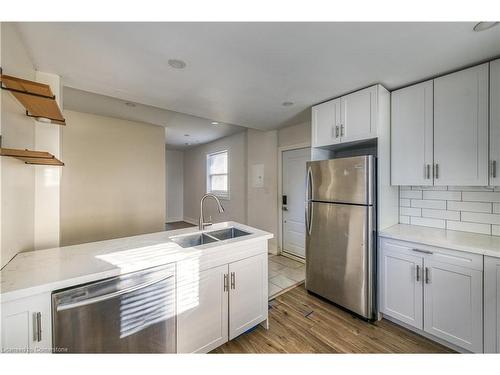 2-48 Shaw Street, Hamilton, ON - Indoor Photo Showing Kitchen With Double Sink