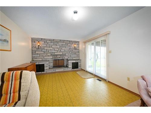 49 Christopher Drive, Hamilton, ON - Indoor Photo Showing Living Room With Fireplace