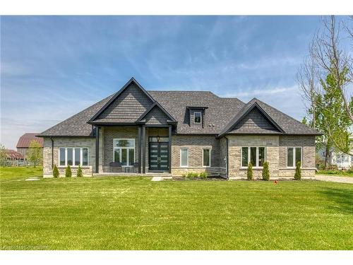 389 Concession 4 Road, Fisherville, ON - Outdoor With Facade