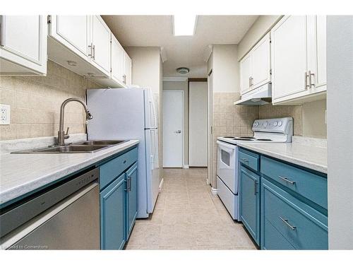 305-222 Jackson Street W, Hamilton, ON - Indoor Photo Showing Kitchen With Double Sink