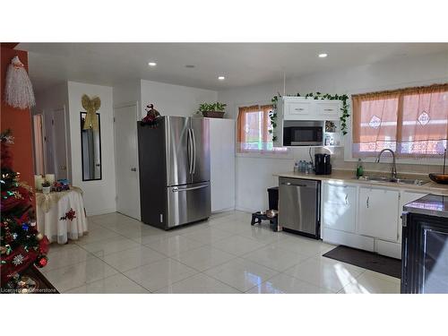 208 West 19Th Street, Hamilton, ON - Indoor Photo Showing Kitchen With Double Sink