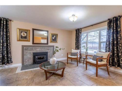 3324 Homestead Drive, Mount Hope, ON - Indoor Photo Showing Living Room With Fireplace