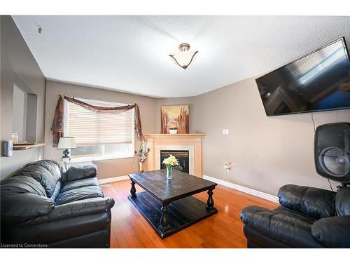 71 Morgan Drive, Caledonia, ON - Indoor Photo Showing Living Room With Fireplace