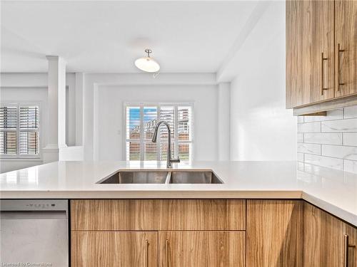 8 Elkington Lane, Brantford, ON - Indoor Photo Showing Kitchen With Double Sink