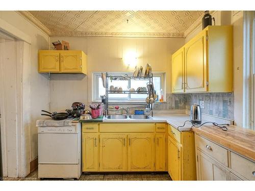 171 Owen Street, Simcoe, ON - Indoor Photo Showing Kitchen With Double Sink