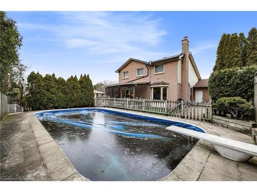 241 Bonaventure Drive, Hamilton, ON - Outdoor With In Ground Pool