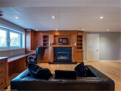 Basement-1450 Limeridge Road E, Hamilton, ON - Indoor With Fireplace