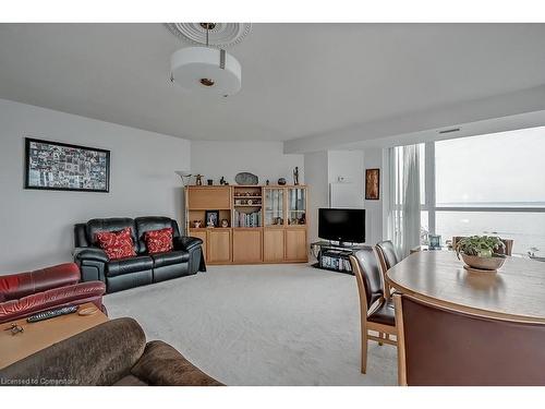 1001-415 Locust Street, Burlington, ON - Indoor Photo Showing Living Room