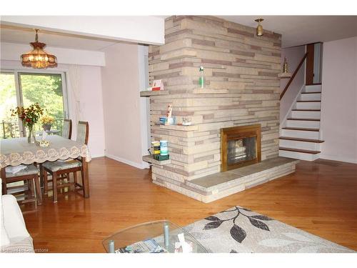 24 Leadale Place, Hamilton, ON - Indoor With Fireplace