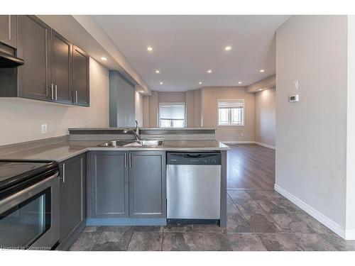 63 Crossings Way, Hamilton, ON - Indoor Photo Showing Kitchen With Double Sink