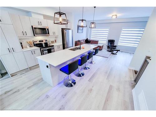 55 Sentinel Lane Lane, Hamilton, ON - Indoor Photo Showing Kitchen With Double Sink