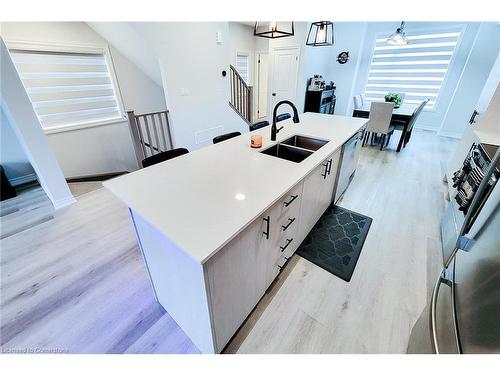 55 Sentinel Lane Lane, Hamilton, ON - Indoor Photo Showing Kitchen With Double Sink