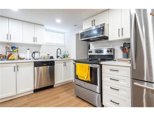 213 Inverness Avenue E, Hamilton, ON - Indoor Photo Showing Kitchen With Stainless Steel Kitchen With Upgraded Kitchen