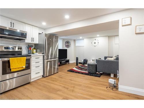 213 Inverness Avenue E, Hamilton, ON - Indoor Photo Showing Kitchen With Stainless Steel Kitchen